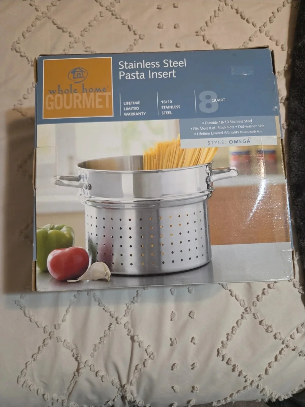 Stainless Steel Pasta Insert - Silver